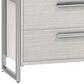 Bernhardt Stratum 2 Drawer Wide Nightstand in Mist with USB Ports, , large