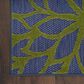 Nourison Aloha ALH05 7"10" x 10"6" Navy and Multicolor Indoor/Outdoor Area Rug, , large