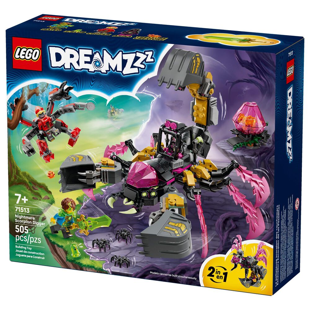 LEGO DreamZzz Nightmare Scorpion Digger Building Set, , large