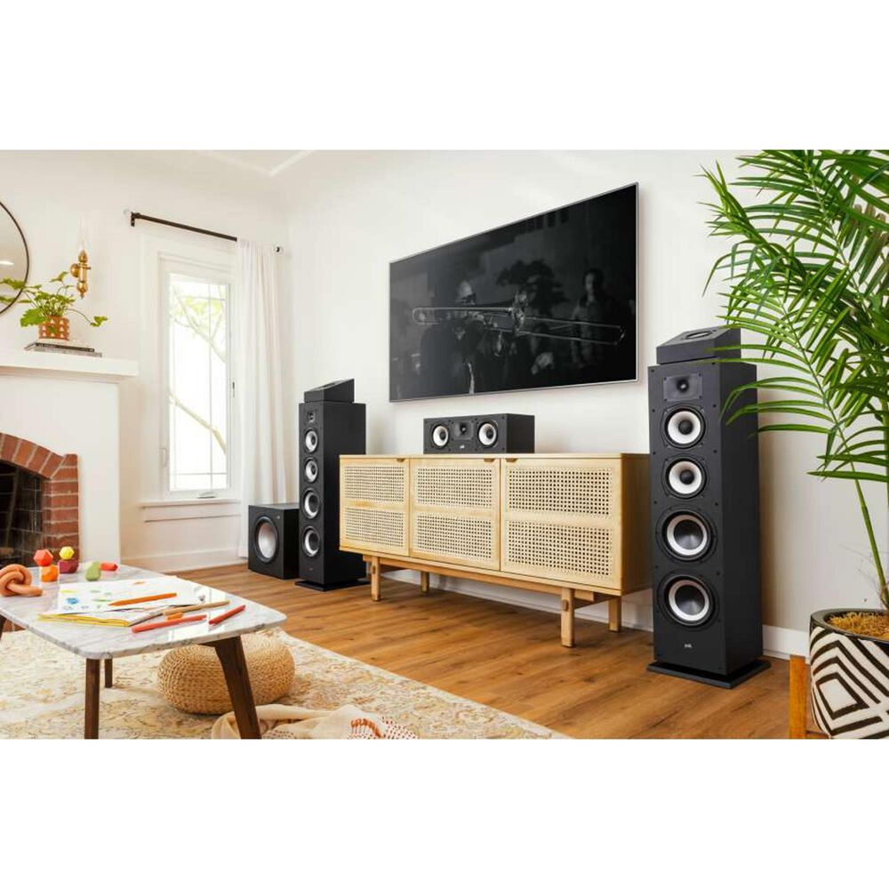 Polk Audio Large Tower Floor-Standing Speaker in Black, , large