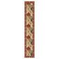 Safavieh Lyndhurst  2"3" x 12" Multicolor and Red Runner, , large