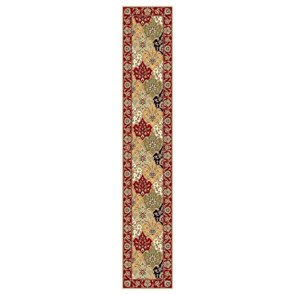 Safavieh Lyndhurst 2"3" x 12" Multicolor and Red Runner, , large