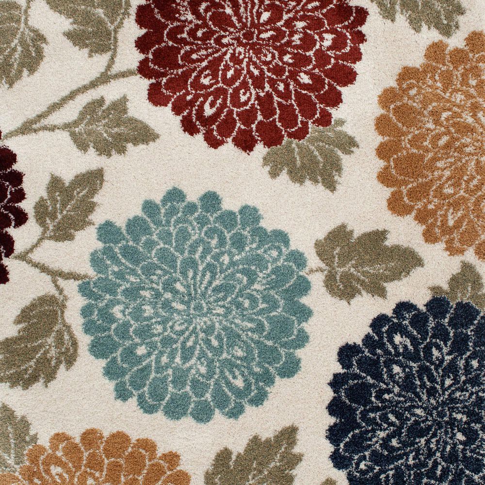 Central Oriental Tulsa Daegan 5&#39; x 7&#39;3&quot; Cream and Multicolor Area Rug, , large