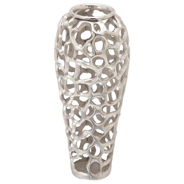 Maple and Jade 19" x 8" Vase in Silver, , large