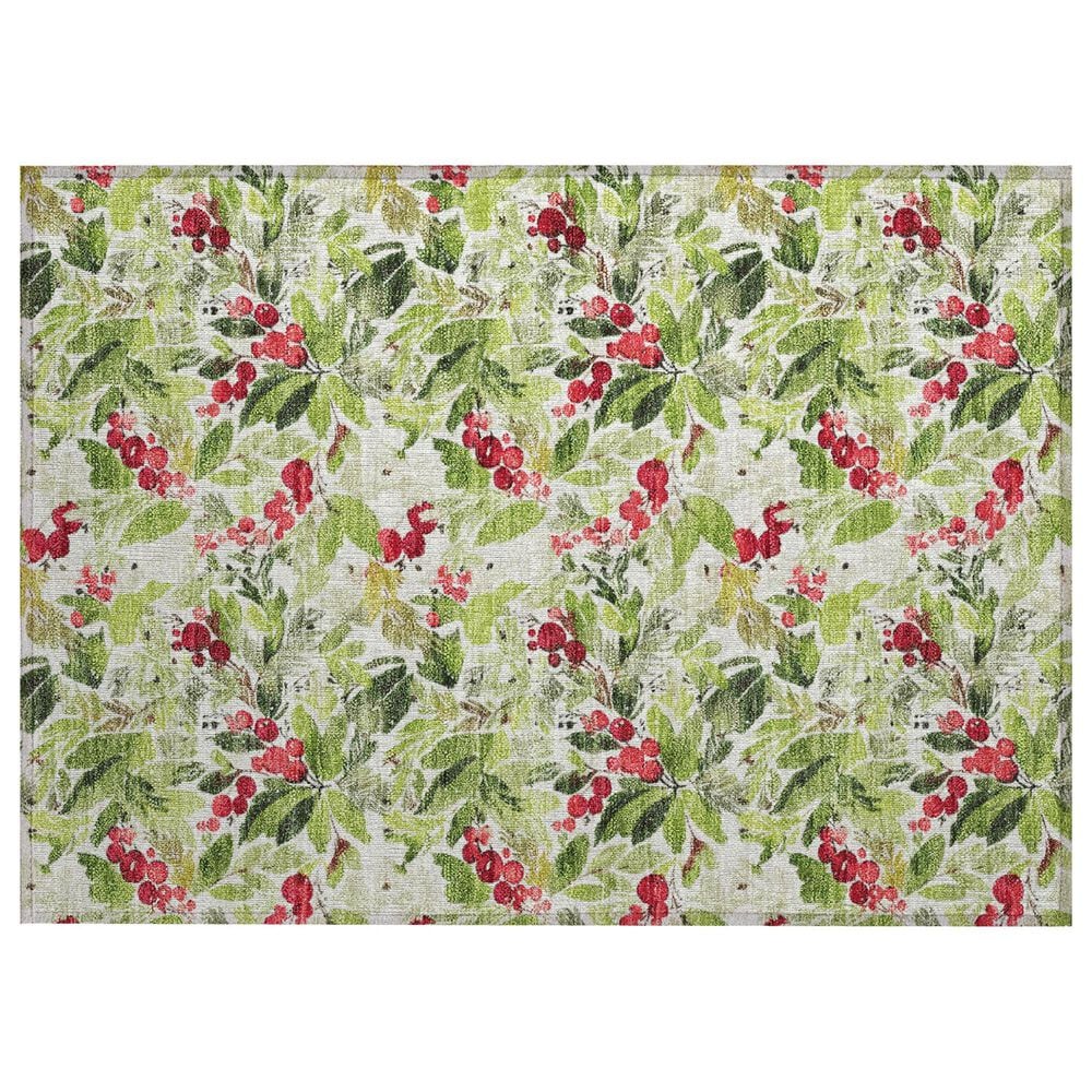 Dalyn Rug Company Wonderland WN24 2"6" x 3"10" Aloe Indoor/Outdoor Area Rug, , large