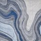 Kas Oriental Rugs Illusions Marble 3"3" x 4"11" Blue and Grey Area Rug, , large