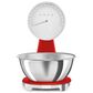 SMEG 50"s Retro Style Kitchen Scale in Red and Chrome, , large