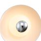 Golden Lighting Vintra LED 1-Light Pendant in Sand White with Chrome, , large