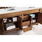 James Martin Vanities Brookfield 72" Double Bathroom Vanity in Country Oak with 3 cm Ethereal Noctis Quartz Top and Rectangle Sinks, , large
