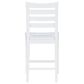 Linon Home Decor Flynn 22" Counter Stool in White, , large