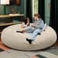 Jaxx Cocoon 6" Oversized Bean Bag Chair in Ivory, , large