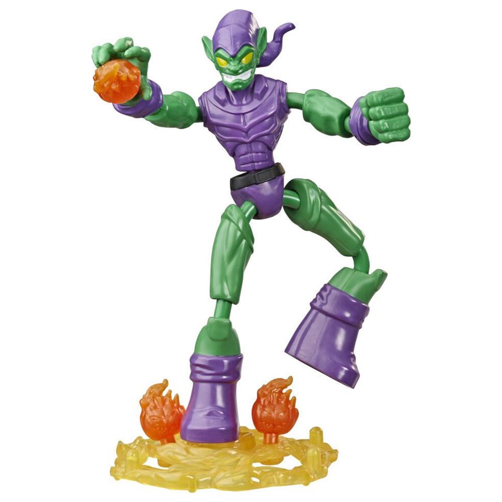 Hasbro Marvel Spider-Man Bend and Flex Green Goblin Action Figure, , large
