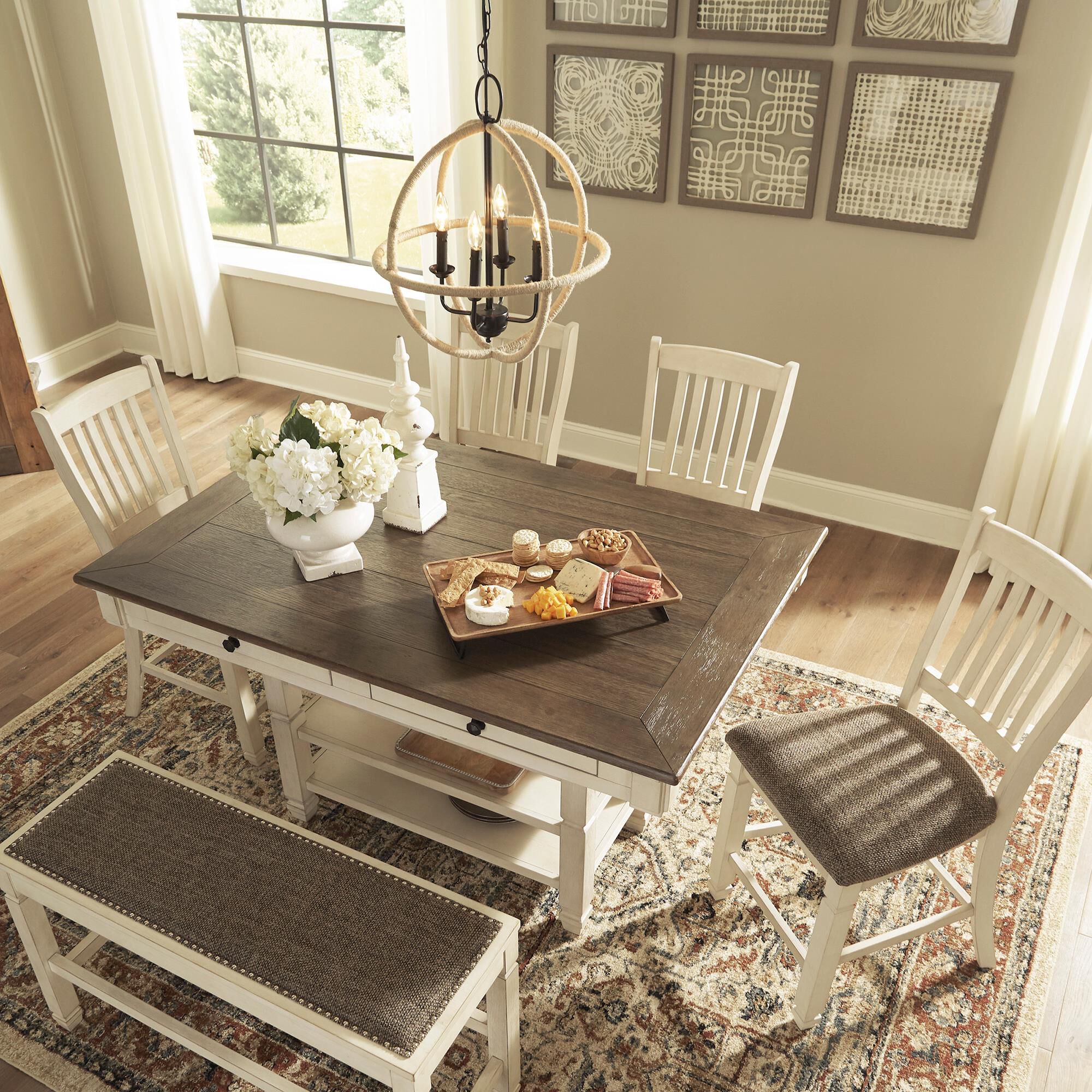 Signature design by 2025 ashley bolanburg counter table