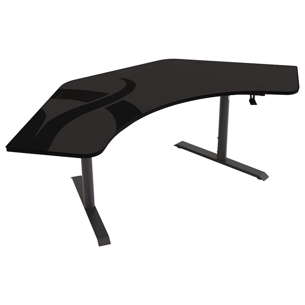Arozzi Arena Angelo Gaming Desk in Gunmetal (Box 1 of 2), , large