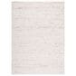 Safavieh Natura NAT330A 8" x 10" Ivory and Light Grey Area Rug, , large