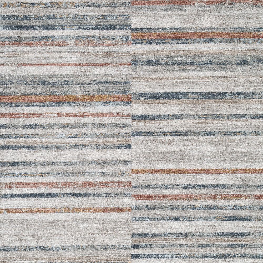 Ashley Kemart 5&#39; x 7&#39; Beige, Gray, Blue, Gold and Amber Area Rug, , large