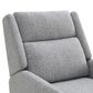 Furniture of America Selric Push Back Recliner in Gray, , large