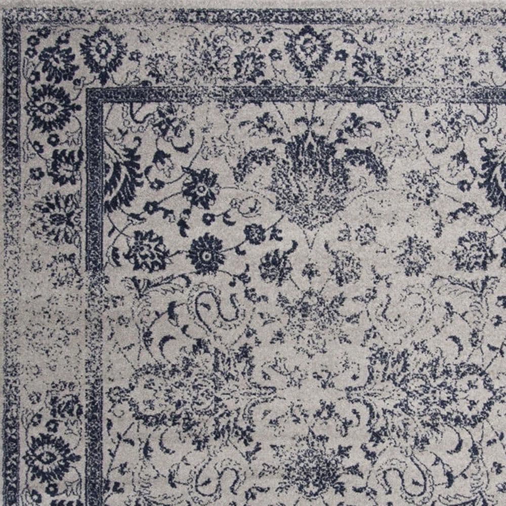 Safavieh Adirondack ADR109P 3&#39; x 5&#39; Grey and Navy Area Rug, , large