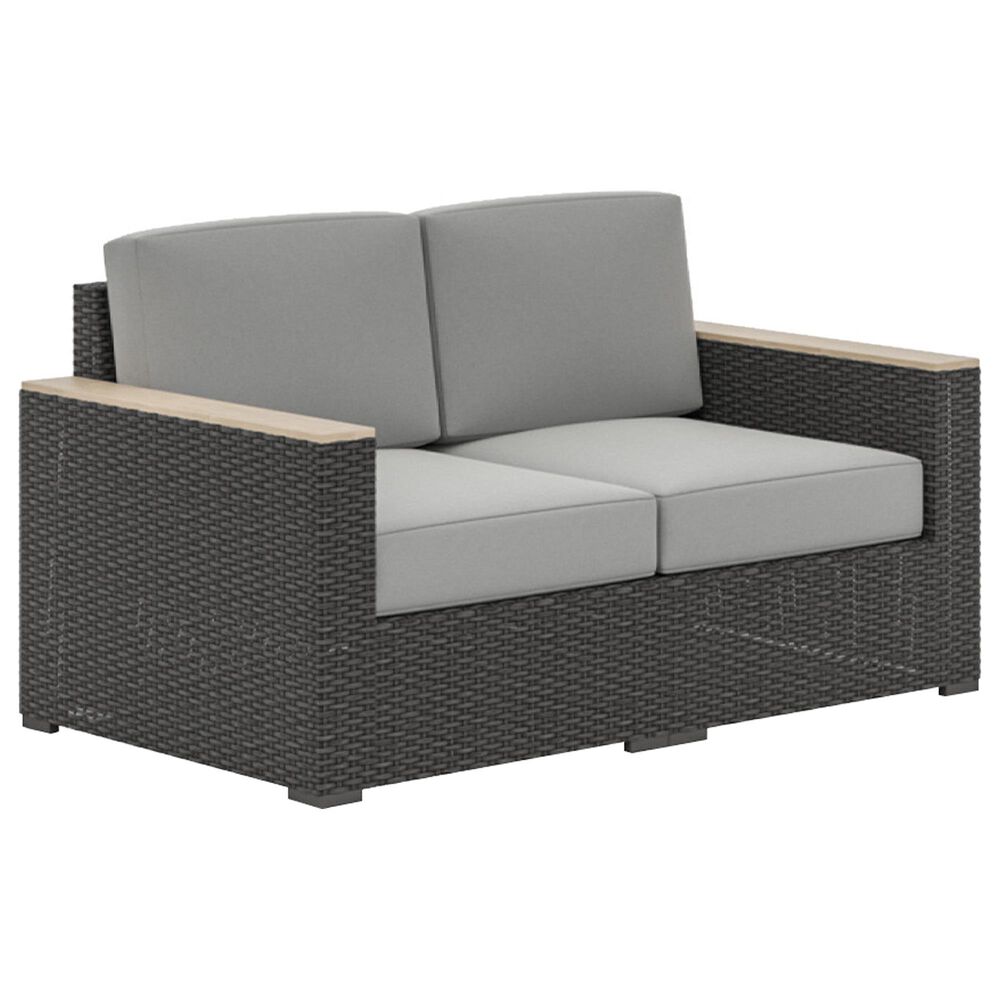 Homestyles Boca Raton Patio Loveseat in Brown, , large