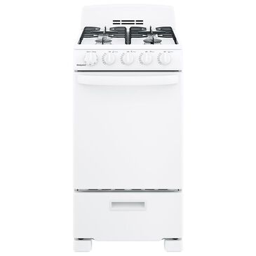 Hotpoint 20" Front-Control Gas Range in White, , large