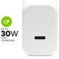 Mophie 30W USB-C GaN Wall Charger in White, , large