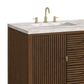 James Martin Vanities Myrrin 60" Double Vanity in Mid Century Walnut with 3 cm Victorian Silver Quartz Top, , large
