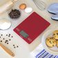 Kitchen Supply Arti Glass Kitchen Scale in Rio Red, , large