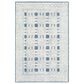 Surya Louvre LOU-2300 4" x 6" Navy, Cream and Ice Blue Area Rug, , large