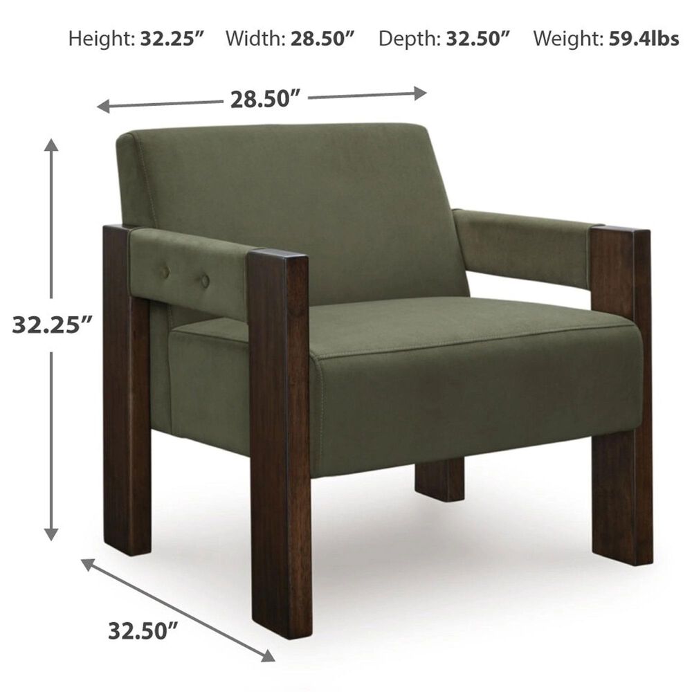 Ashley Adlanlock Accent Chair in Olive, , large