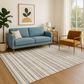 Dalyn Rug Company Soft Essentials Striped Taupe 8" x 10" Indoor/Outdoor Area Rug, , large