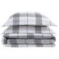 Pem America Cottage Classics Cottage 3-Piece Full/Queen Comforter Set in White and Black, , large