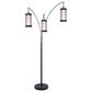 Lite Source Felix LED 3-Lite Arch Floor Lamp in Black, , large