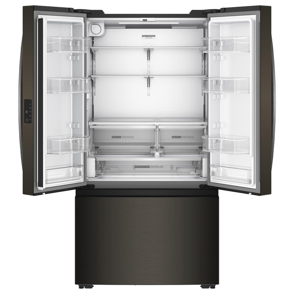 Whirlpool 24.3 Cu. Ft. Counter Depth 3-Door French Door Refrigerator in Black Stainless, , large