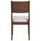 STEVE SILVER Canton 7-Piece Rectangular Dining Set in Brown Cherry, , large