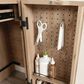 Sauder Craft Workstation with Storage in Khaki Pine, , large