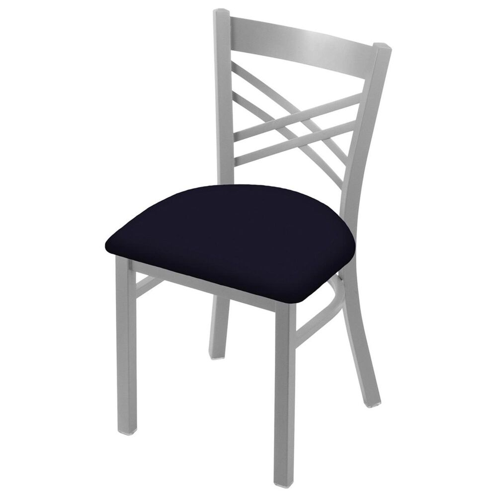 Holland Bar Stool 620 Catalina 18" Chair with Anodized Nickel and Canter Twilight Seat, , large