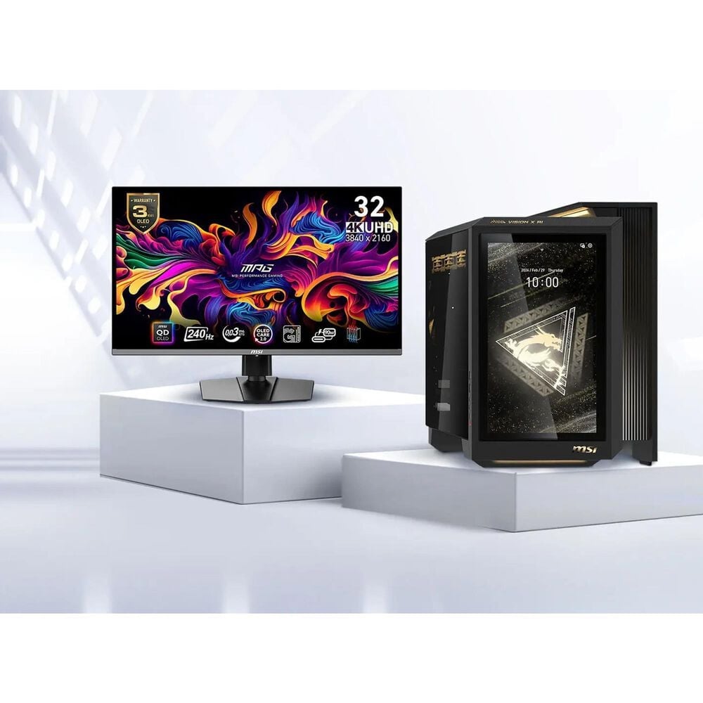 MSI 32&quot; Class Full HD Curved Screen Gaming LED Monitor in Black, , large
