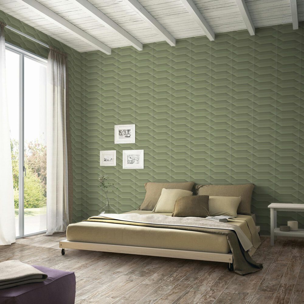 Dal-Tile Mythology Chronos Wave Crest 4" x 12" Ceramic Tile, , large