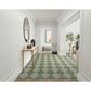 Nourison Positano Geometric Blue and Green 9" x 12" Indoor/Outdoor Area Rug, , large