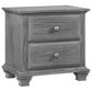 Oxford Baby Kenilworth 2-Drawer Nightstand in Graphite Gray, , large