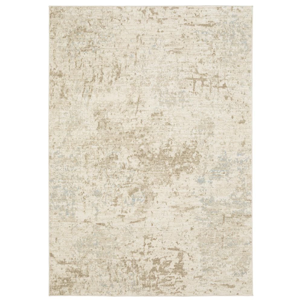 Oriental Weavers Lauren LRN03 Tan 6"7" x 9"6" Area Rug, , large