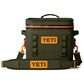 YETI Hopper Flip 12 Soft Cooler in Olive and King Crab Orange, , large