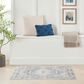 Nourison Astra Machine Washable 4" x 6" Light Blue Area Rug, , large