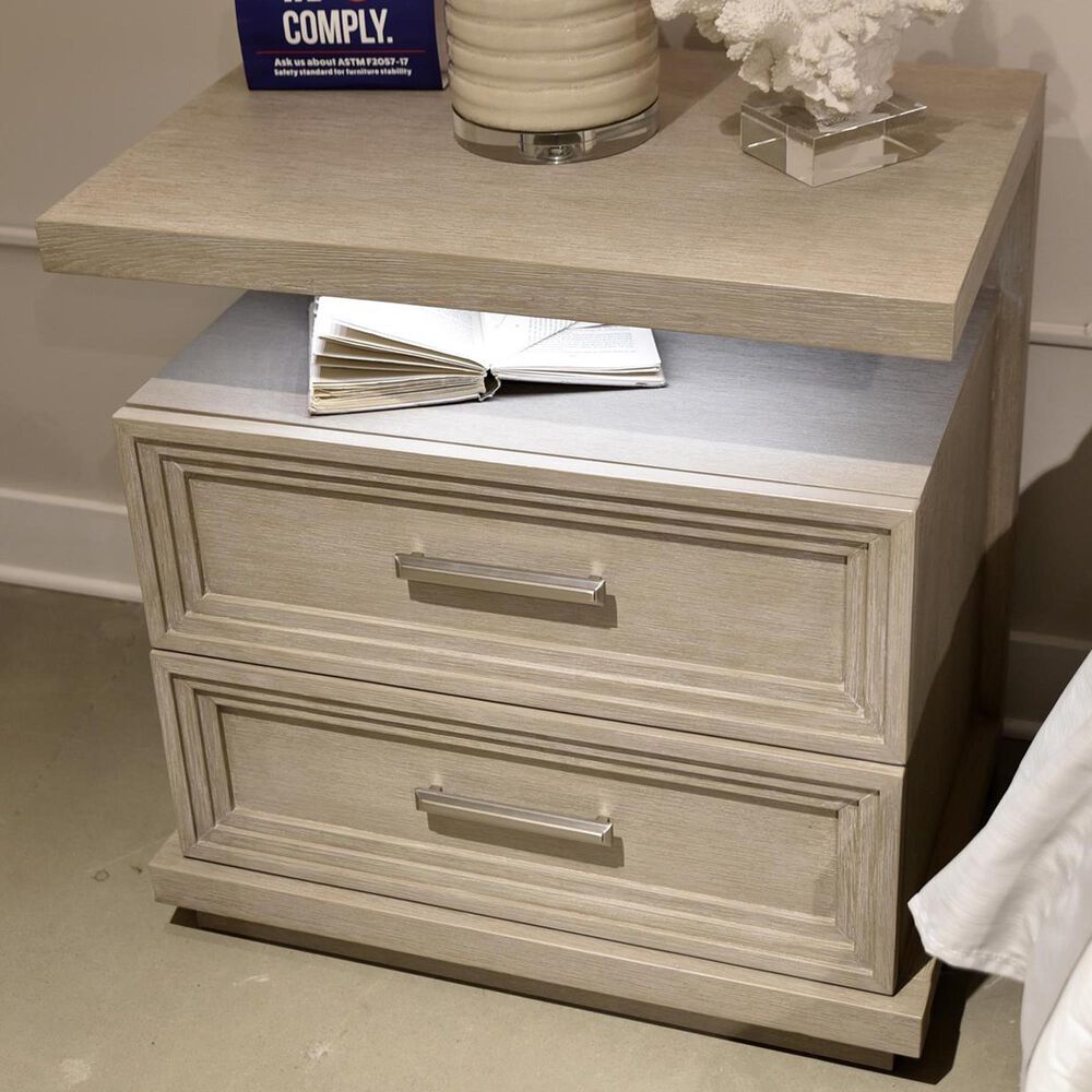 Shannon Hills Cascade 2 Drawer Nightstand in Dovetail Nebraska