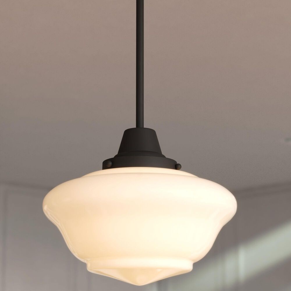 Vaxcel Eastgate 1-Light Pendant in Matte Black, , large