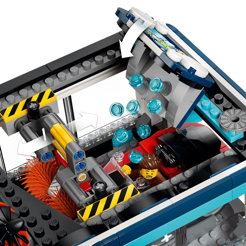 LEGO City Drive-Through Car Wash Building Set, , large