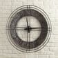 Ashley Ana Sofia Wall Clock in Antique Gray, , large