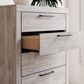 Ashley Broachmyn 5 Drawer Chest in Light Gray, , large