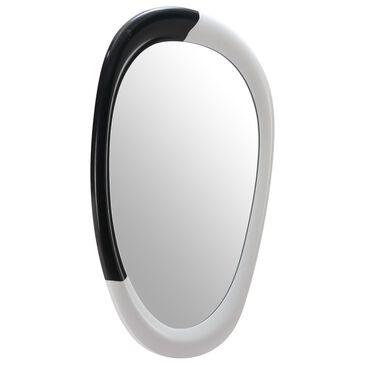 Zuo Modern Muna Wall Mirror in Black and White, , large