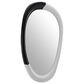 Zuo Modern Muna Wall Mirror in Black and White, , large